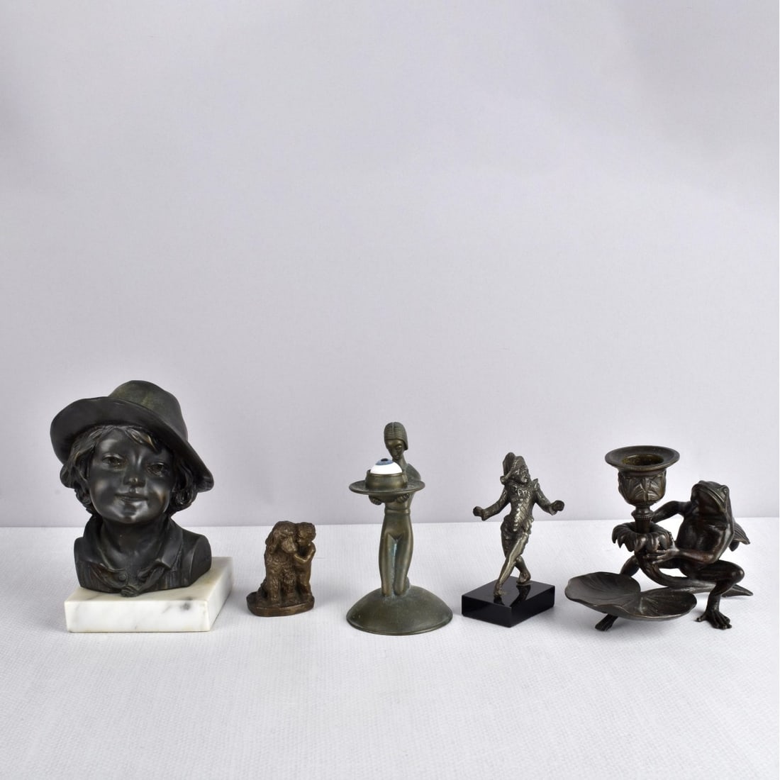 Collection of Bronze/White Metal Figurines (1 of 3)