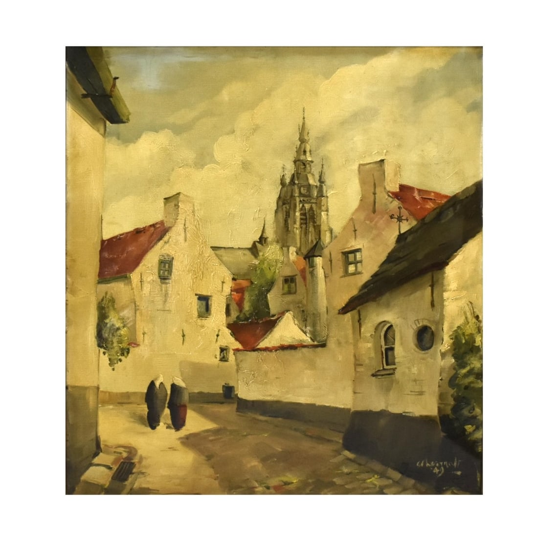 Continental School Oil on Canvas (1 of 7)