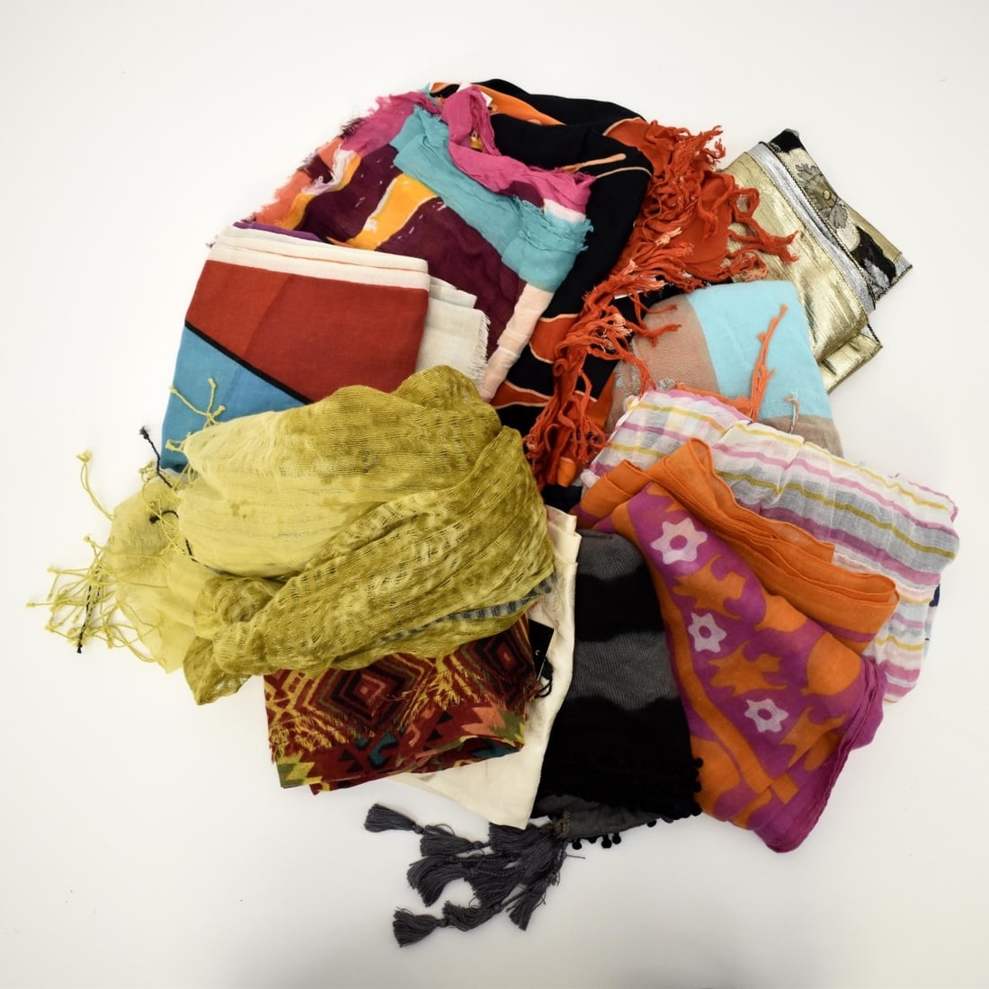 Twelve Designer Assorted Scarves (1 of 2)