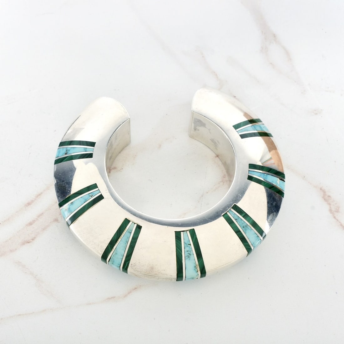 Sterling Silver Cuff Bangle Bracelet (1 of 2)