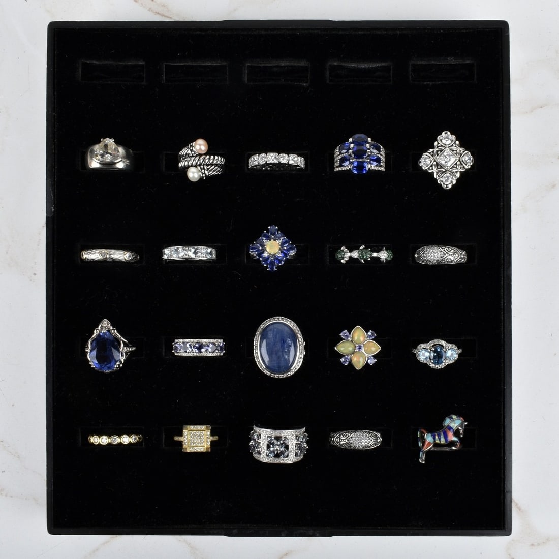 Collection of Sterling Silver Rings (1 of 1)