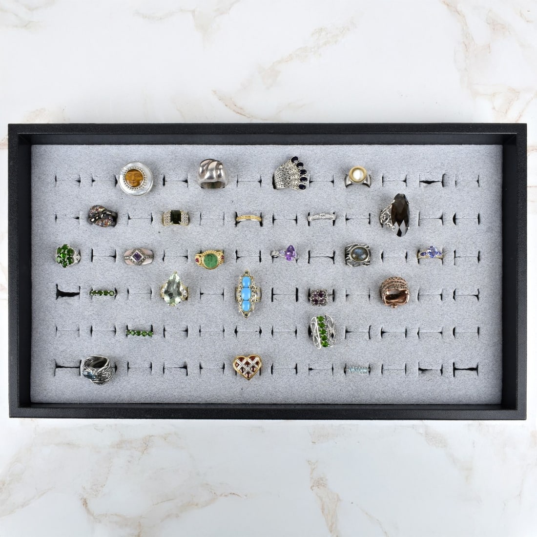 Collection of Sterling Silver Rings (1 of 1)