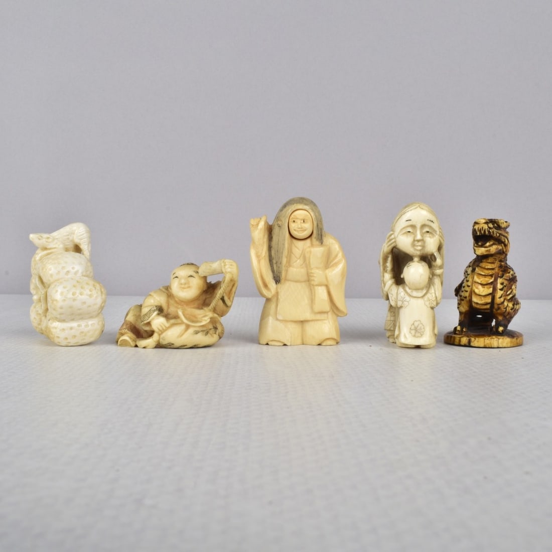 Antique Carved Japanese Netsukes (1 of 4)