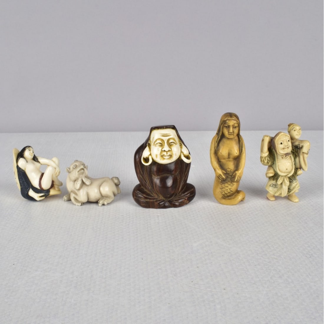 Antique Carved Japanese Netsukes (1 of 5)