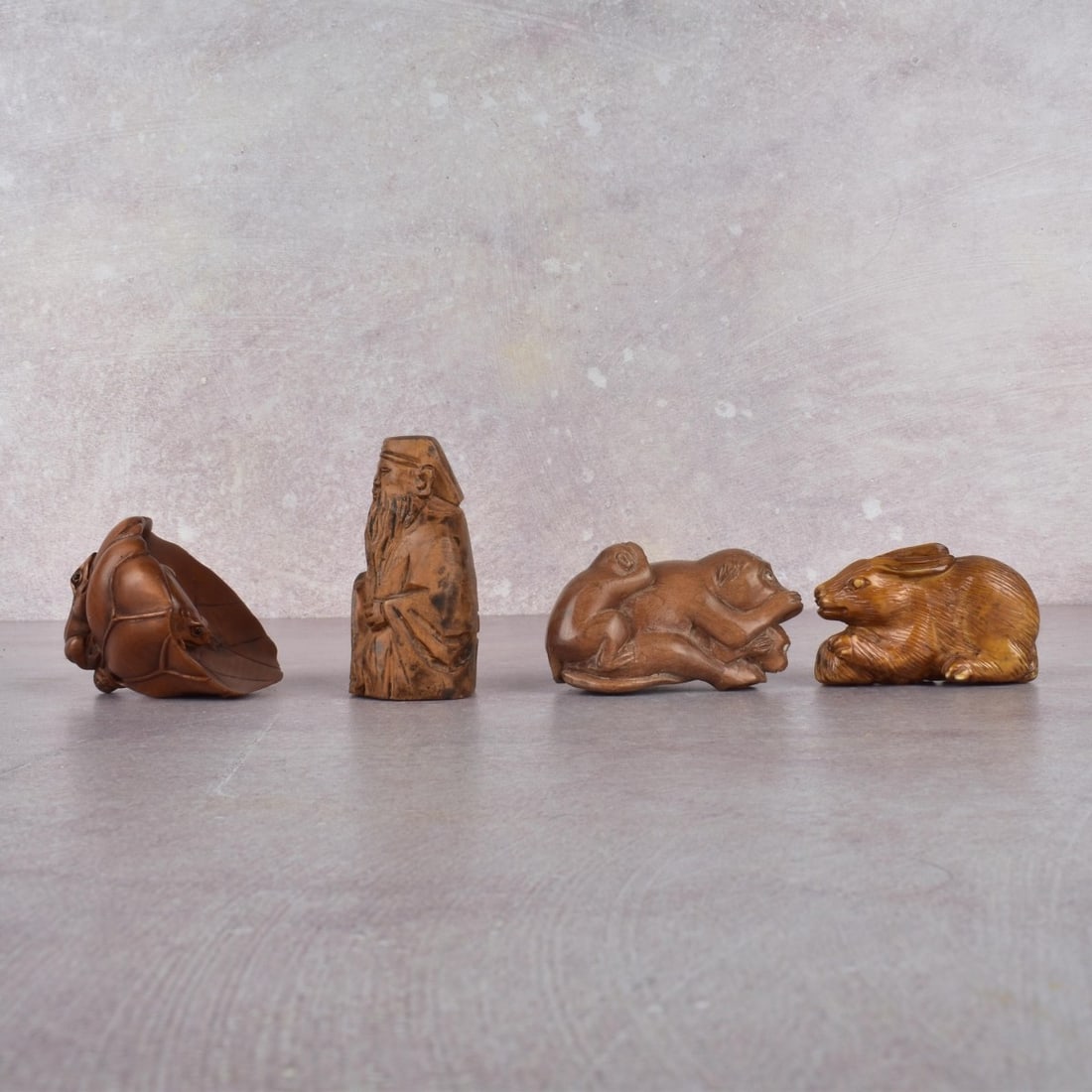 Antique Japanese Carved Netsukes (1 of 4)