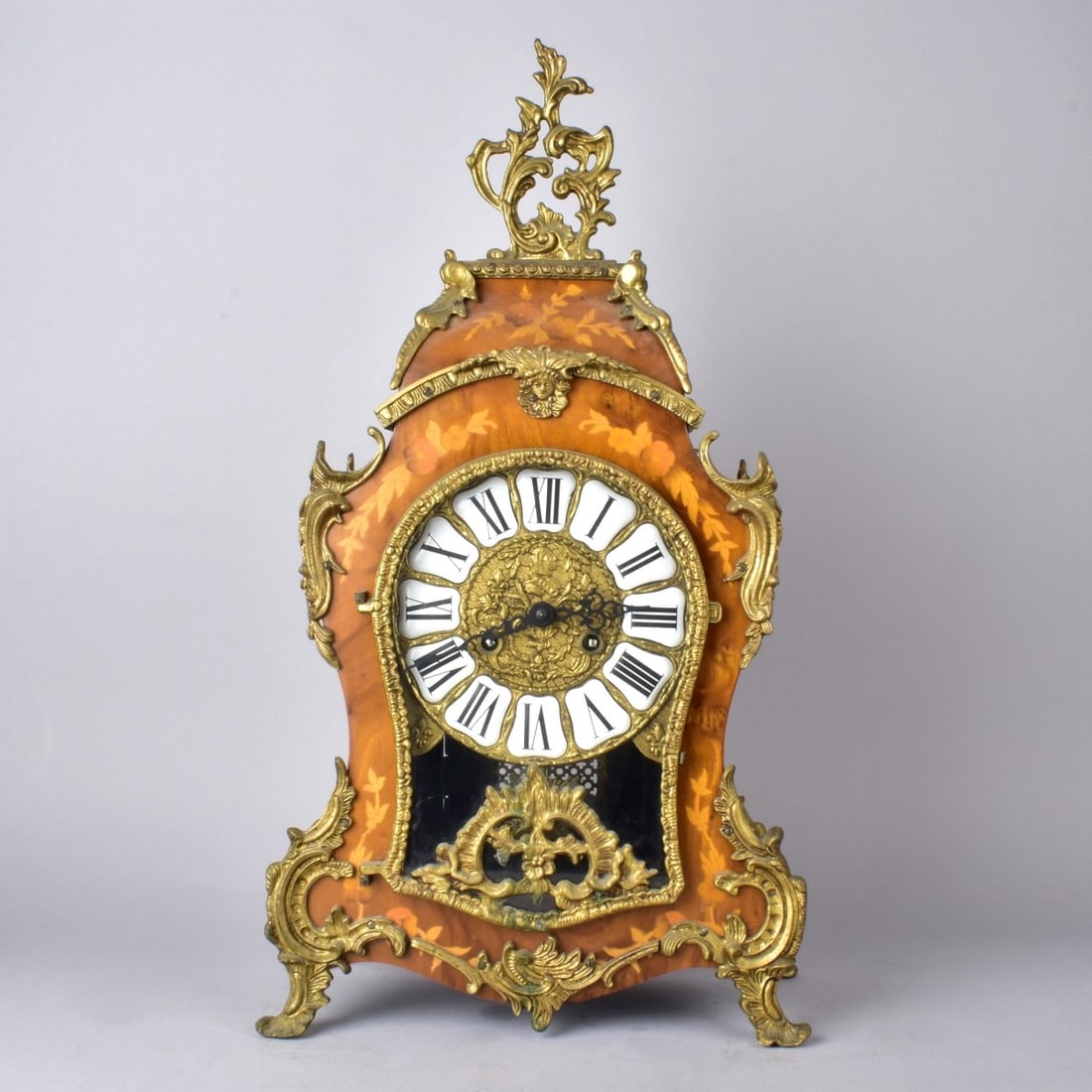 Italian Marquetry Mantle Clock (1 of 8)