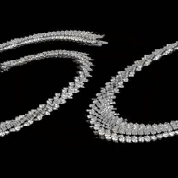 Oscar Heyman Diamond and Platinum Necklace