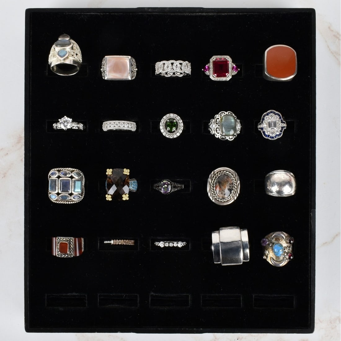 Collection of Sterling Silver Rings (1 of 1)