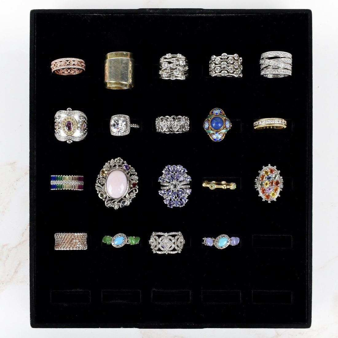 Collection of Sterling Silver Rings (1 of 1)