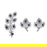Sapphire, Diamond and Platinum Jewelry