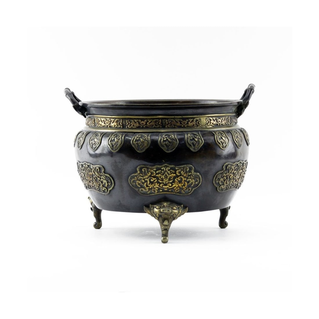 20th C. Oriental Bronze Incense Burner (1 of 6)