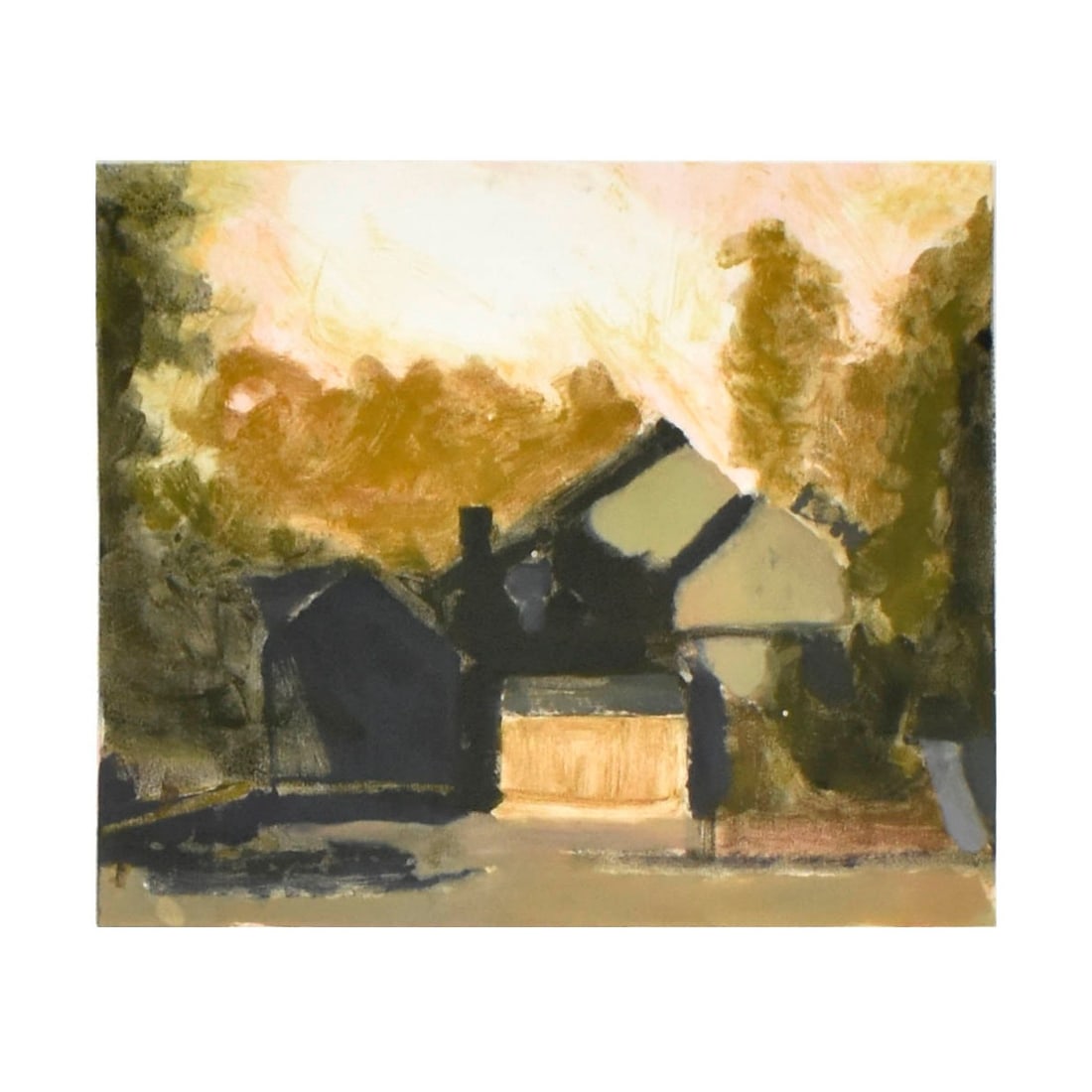 Farm House Lithograph (1 of 8)