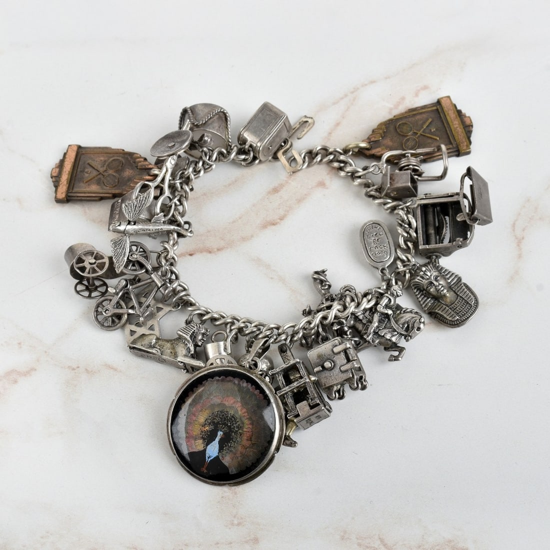 Sterling Silver Charm Bracelet (1 of 4)
