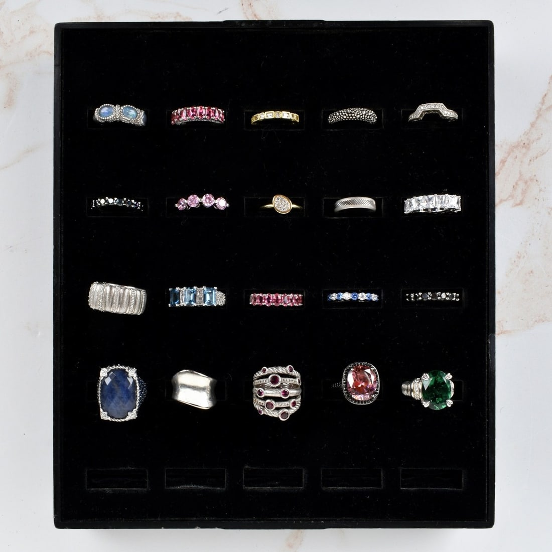 Collection of Vintage Sterling Silver Rings (1 of 1)