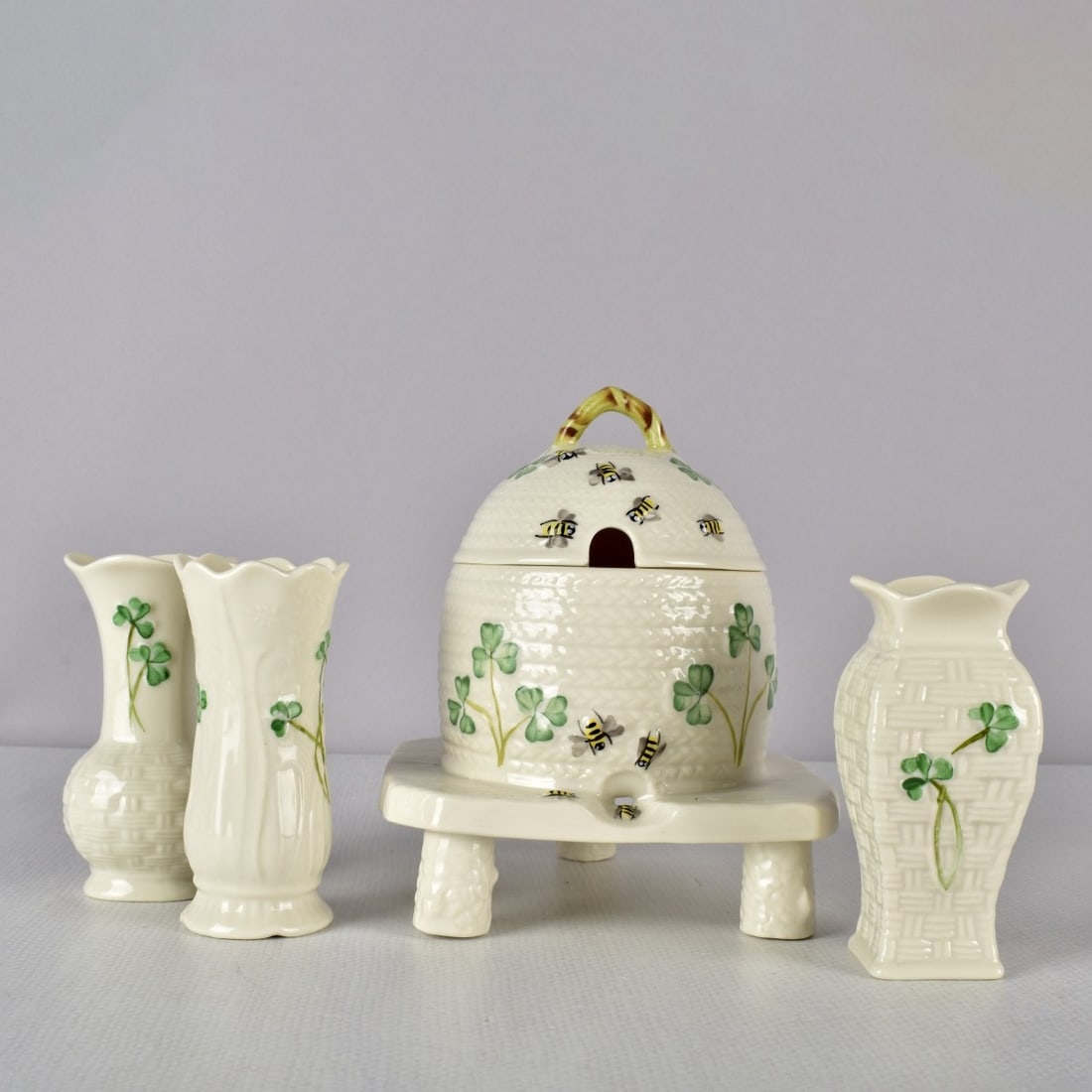 Four Pieces Belleek Porcelain China (1 of 6)