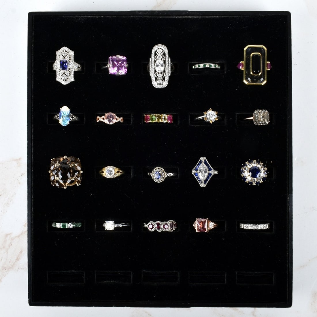 Collection of Vintage Sterling Silver Rings (1 of 1)