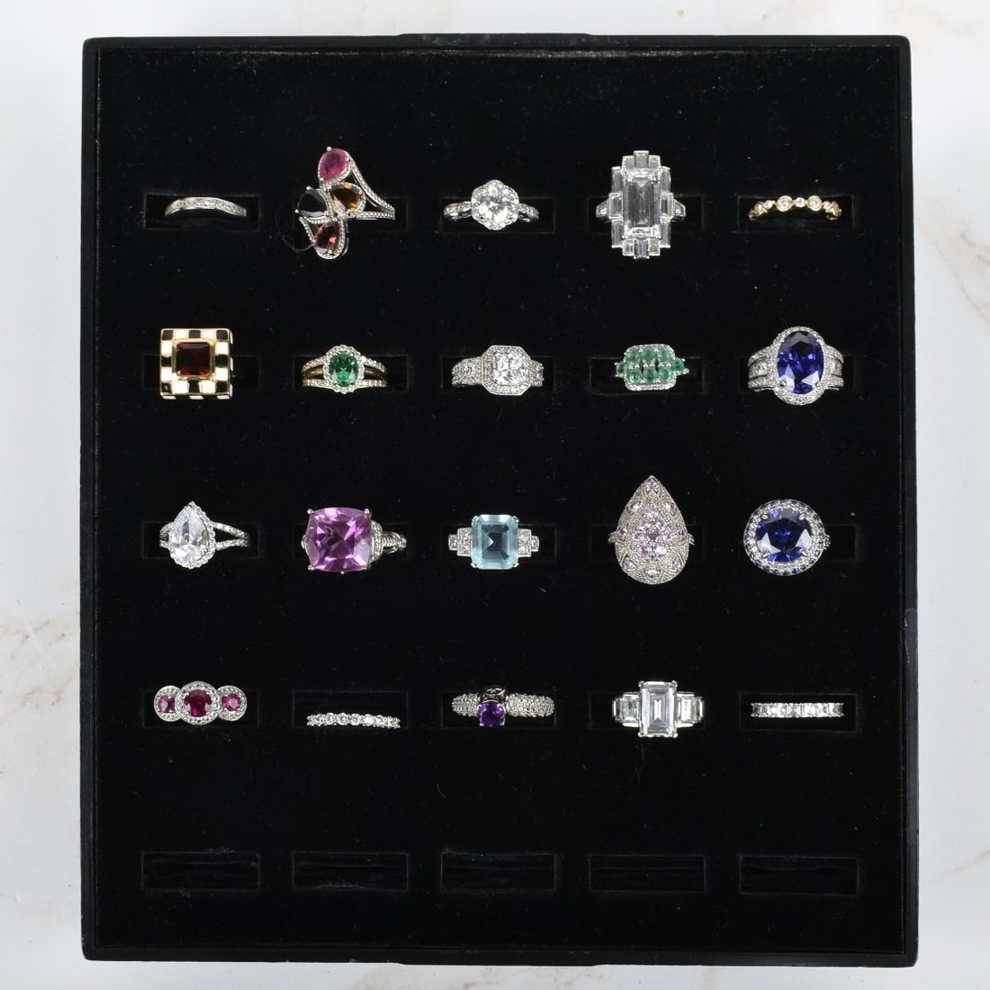 Collection of Vintage Sterling Silver Rings (1 of 1)