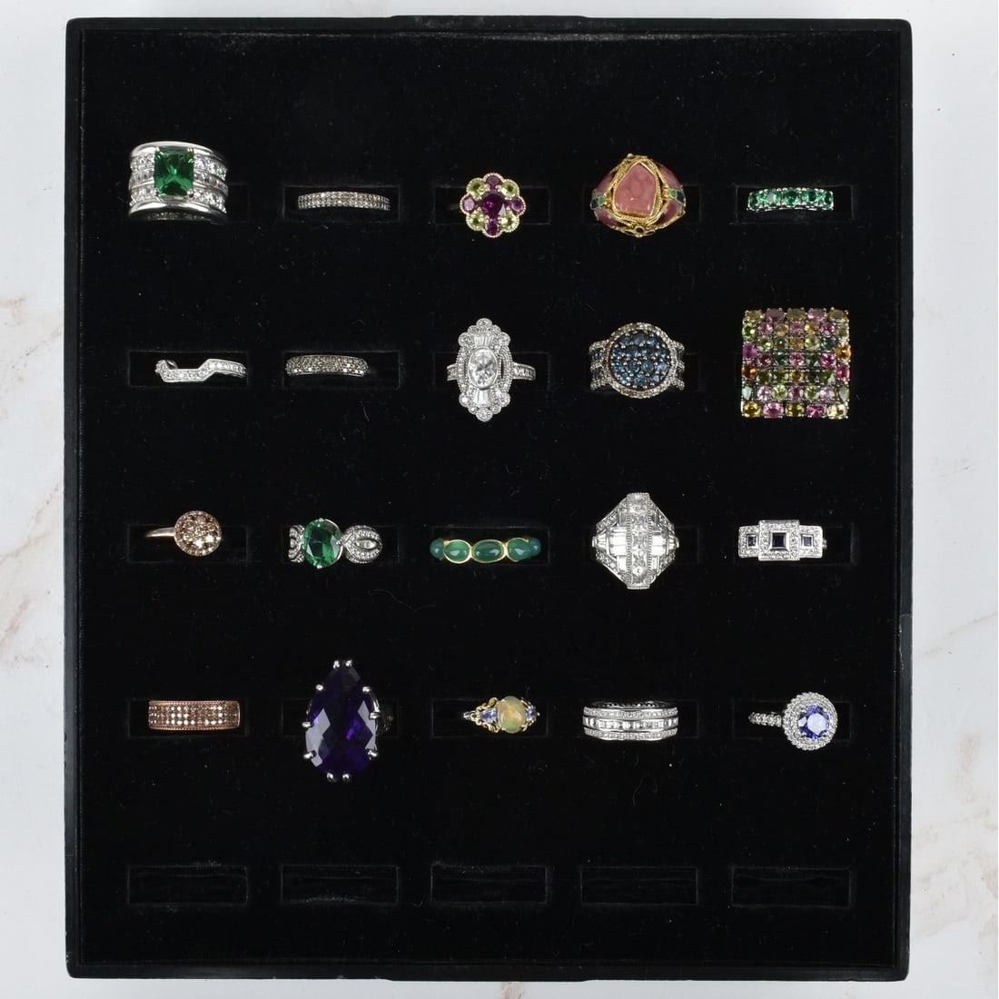 Collection of Vintage Sterling Silver Rings (1 of 1)