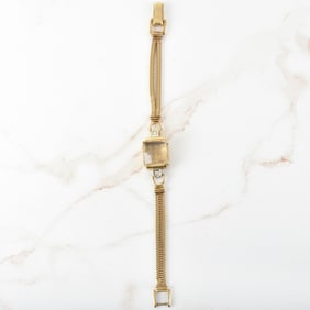 14K and Diamond Watch Case and Bracelet