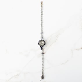 Amag Sapphire and 14K Watch