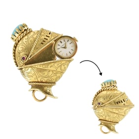 Rare Tiffany & Co 18K Pendant Watch