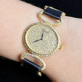 Piaget Diamond and 18K Watch