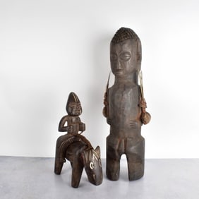 Carved African Wood Figures