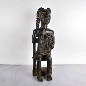 Probably Asante Kulango Maternity Statue