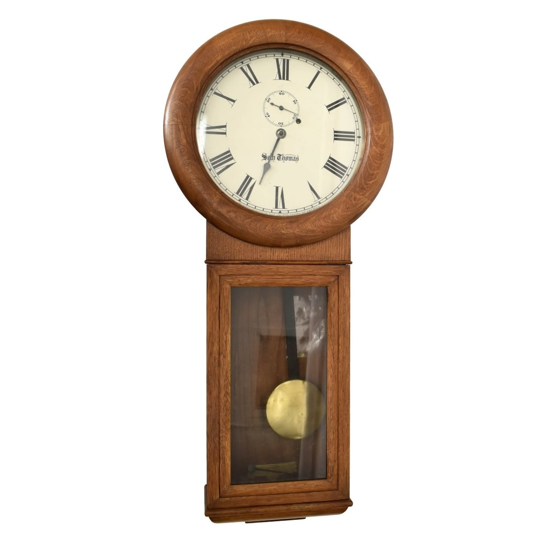 Seth Thomas Regulator Wall Clock (1 of 3)