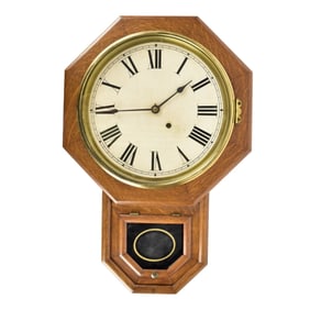 Wall Clock in an Oak Case