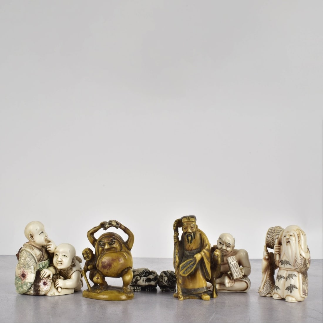 Antique Japanese Carved Netsukes (1 of 4)