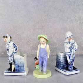 Chelsea and Royal Doulton Figurienes
