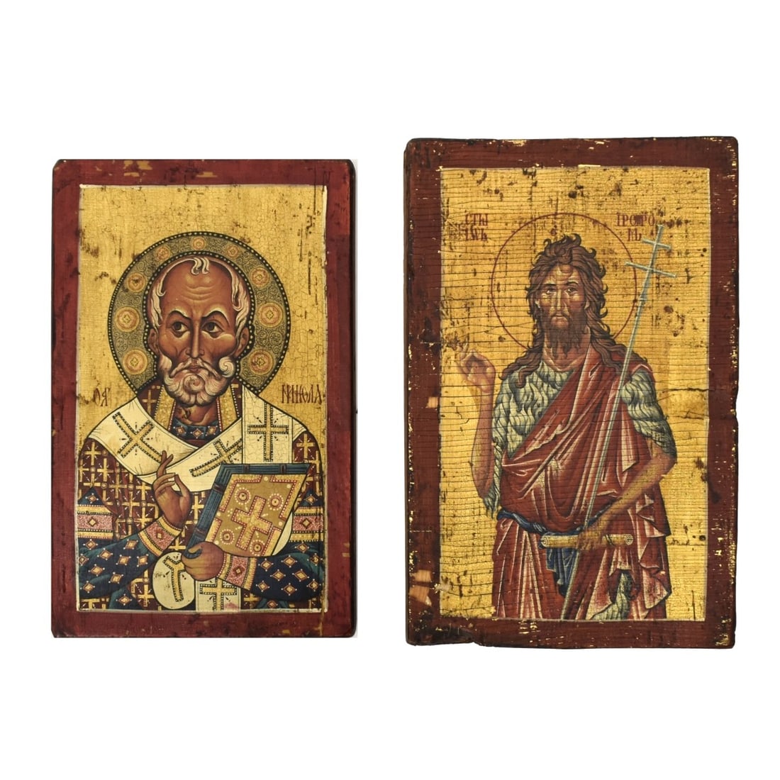 Antique Style Russian Icons (1 of 6)