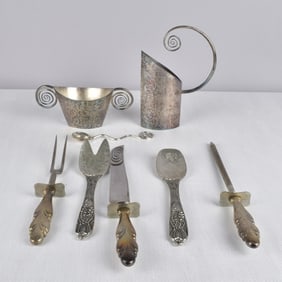 Silver Plated Table Service Pieces