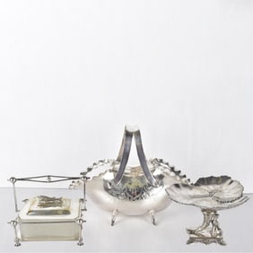 Three Vintage Silver Plate Pieces