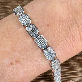 Diamond and 18K Bracelet