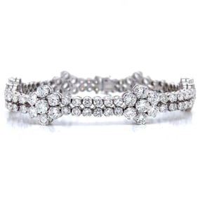 Diamond and Platinum Bracelet