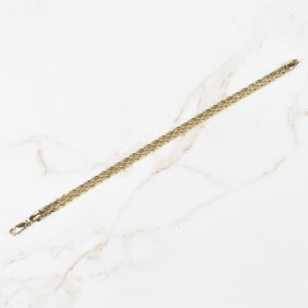 14K Rope Chain Bracelet