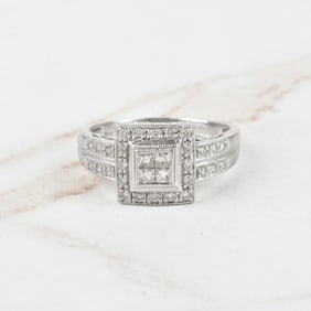 Diamond and 14K Ring