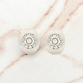 Diamond and 14K Earrings