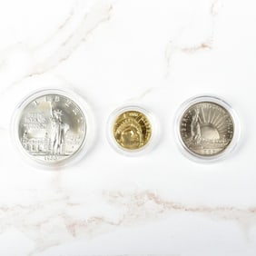 US 1986 Liberty Three Coin Set