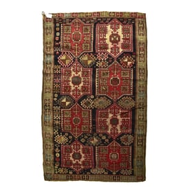 Semi Antique Afghan Tribal Rug