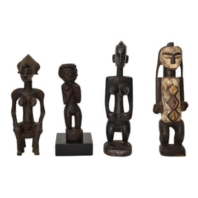 Vintage African Carved Wood Maternity Figures