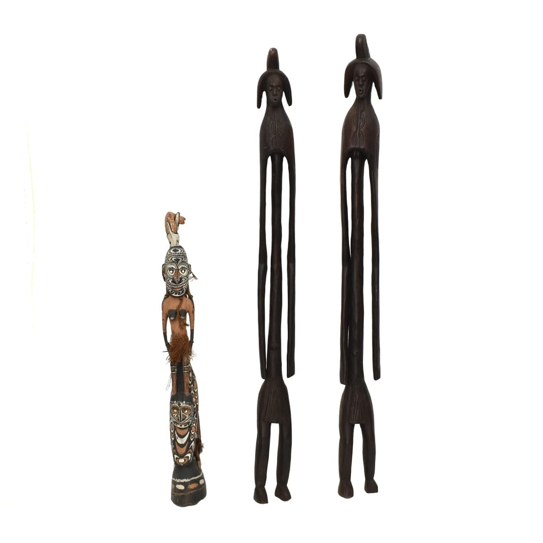 Vintage Carved African Figures (1 of 5)