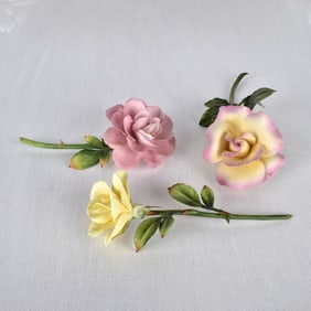 Boehm Porcelain Sculptured Flowers