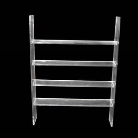 Mid C Lucite Four Shelf Etagere