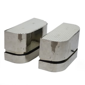 Pair of Mid Century Modern Chrome Wall Sconces