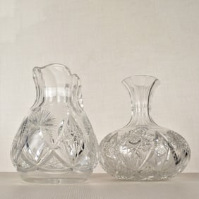 Vintage American Brilliant Cut Crystal Pieces
