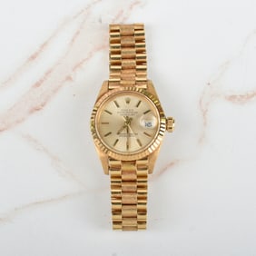 Lady's Rolex Datejust 18K Watch