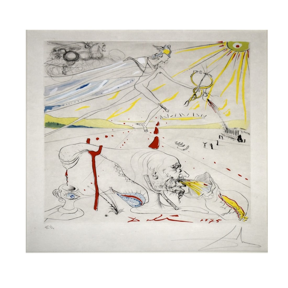 Salvador Dali (Spanish 1904-1989) Etching (1 of 7)